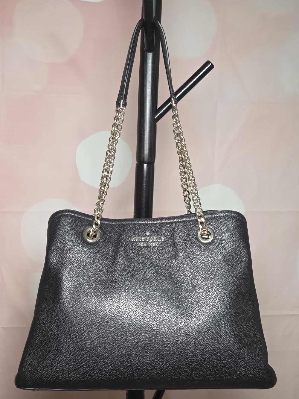 kate spade Black Chain-Handle Structured Shoulder Bag Almost NEW Condition
